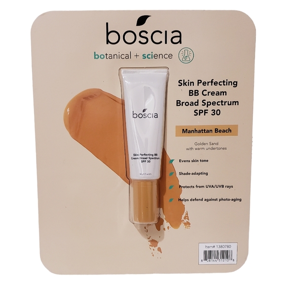 Boscia Skin Perfecting BB Cream SPF 30 Manhattan Beach 1.7oz Vegan New - Picture 7 of 7
